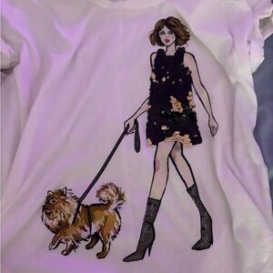 New York & Company White Tee